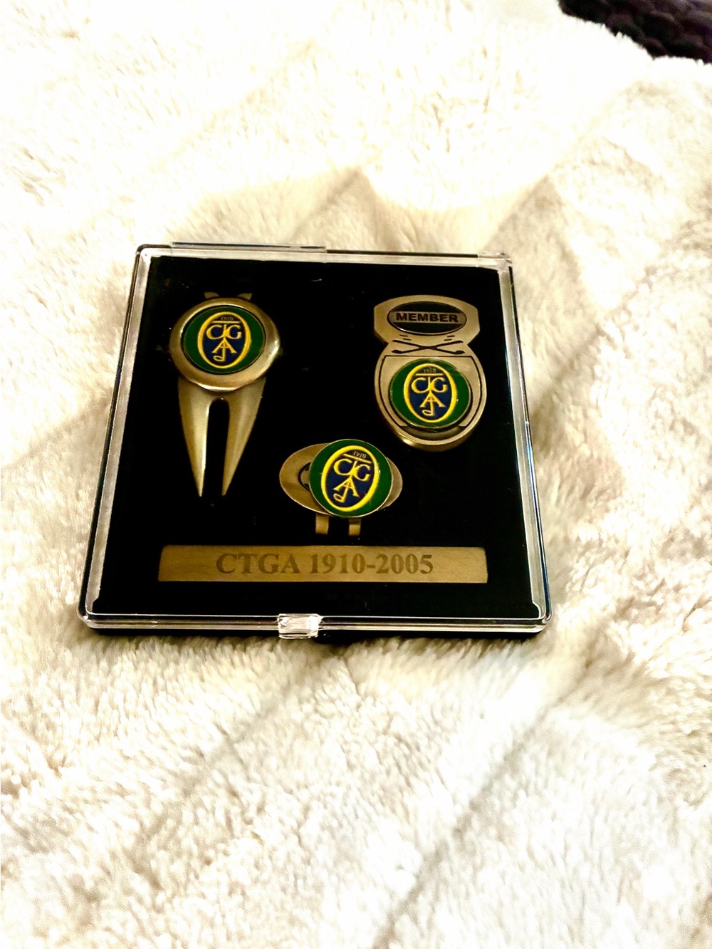Vintage CTGA 3 Piece Golf Accessory Set